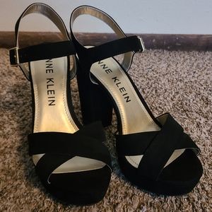 90s Inspired Suede Platform Heels